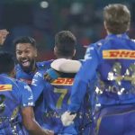 Mumbai Indians celebrating after thrilling victory