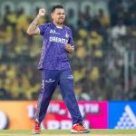 Sunil Naren celebrating wicket IPL 2025 CSK vs KKR