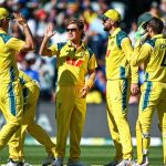 Adam Zampa with Australian cricketers