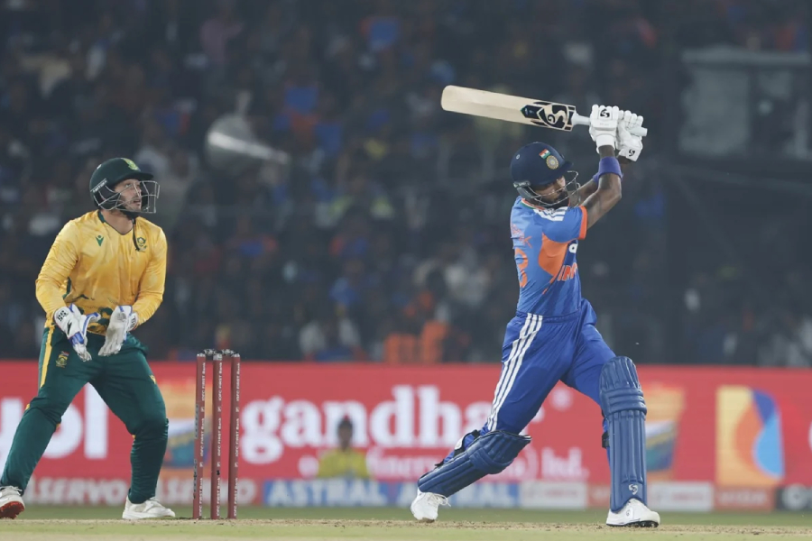 Hardik Pandya against South Africa