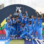 India U19 team celebrating World Cup title